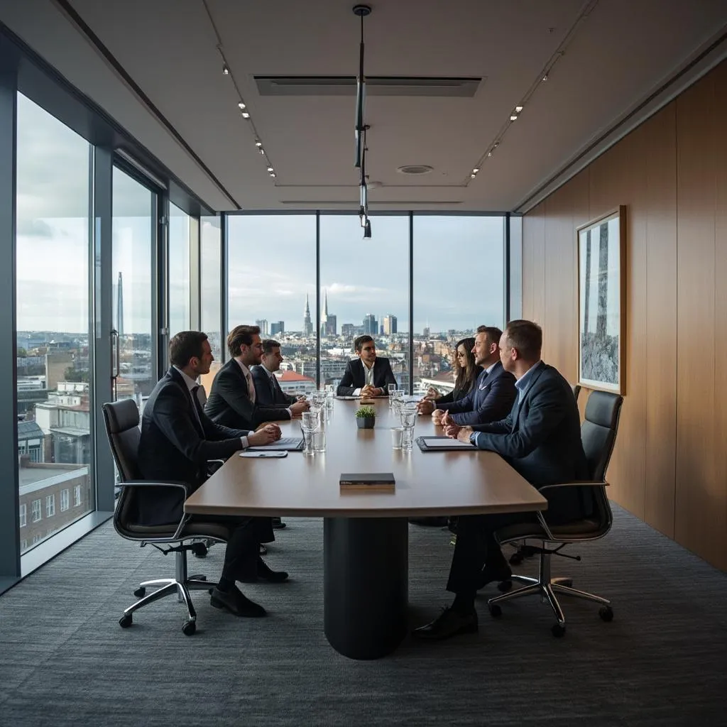 IrishInvest team meeting with clients