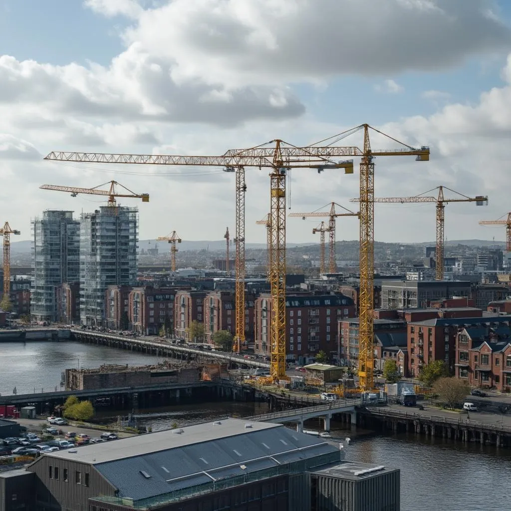Property site visit with investors